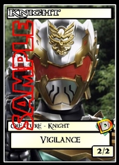 Knight Token – Custom: Power Rangers